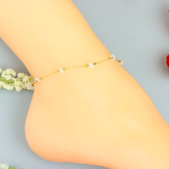 "Handmade Anklet – A Stylish Choice for Women, Thoughtful Gift Idea, EVCH1112 - Picture 7 of 11